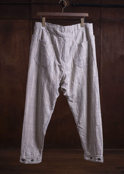 JAN-JAN VAN ESSCHE COTTON STRIPE PANTS