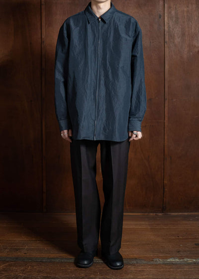 YOKO SAKAMOTO Zip ShirtYS-25SS-58-NAVY