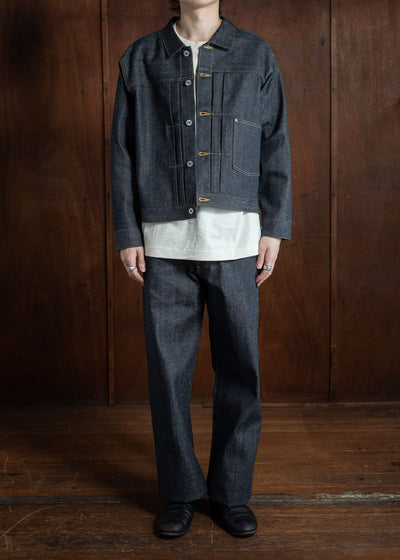 Taiga Takahashi Lot.703-Raw Indigo Denim Jacket C.1920's Raw Indigo