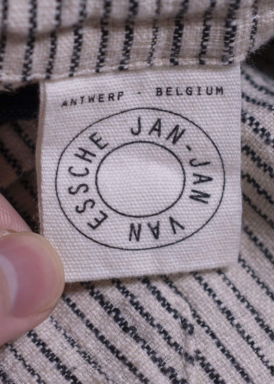 JAN-JAN VAN ESSCHE COTTON STRIPE PANTS