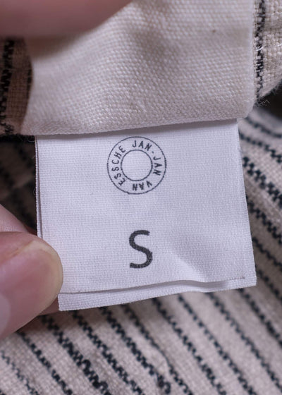 JAN-JAN VAN ESSCHE COTTON STRIPE PANTS