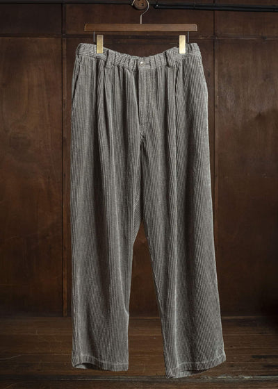 MARK.S MS0103 EASY WIDE PANTS SHIIKI - MUD