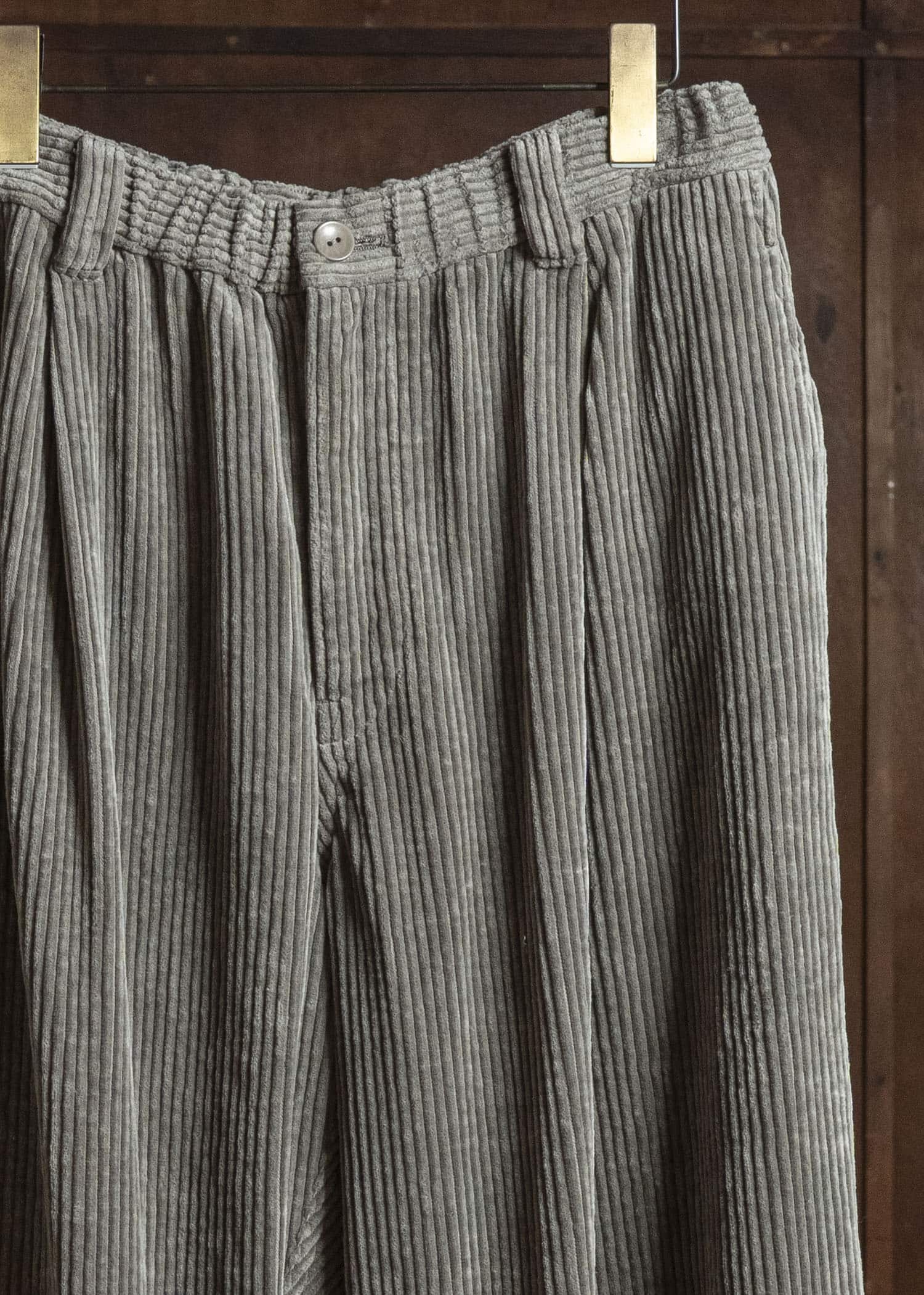 MARK.S MS0103 EASY WIDE PANTS SHIIKI - MUD