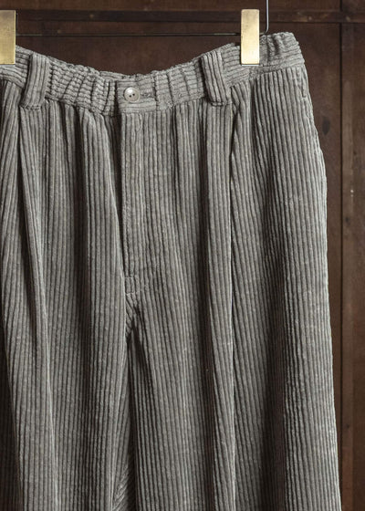 MARK.S MS0103 EASY WIDE PANTS SHIIKI - MUD