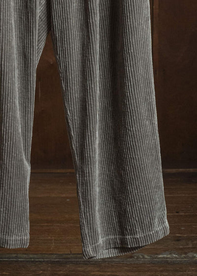 MARK.S MS0103 EASY WIDE PANTS SHIIKI - MUD