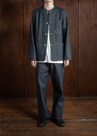 Taiga Takahashi Railroad Denim Jacket Raw Indigo Lot.713