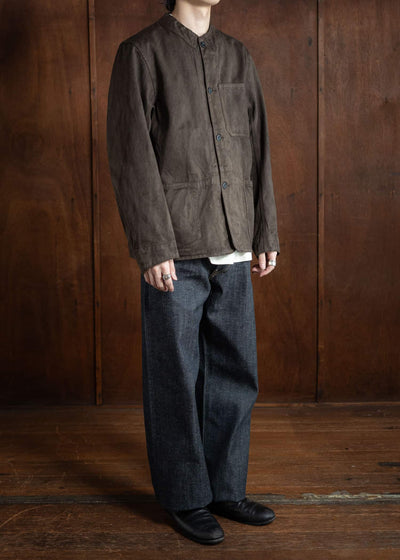 Taiga Takahashi Railoroad Jacket Mud Dyed Brown Lot.315