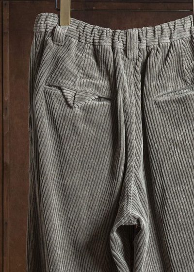 MARK.S MS0103 EASY WIDE PANTS SHIIKI - MUD