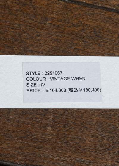 Aleksandr Manamis Wool Cotton Linen Classic Ribbon Jacket