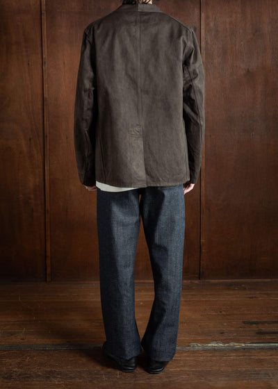 Taiga Takahashi Railoroad Jacket Mud Dyed Brown Lot.315