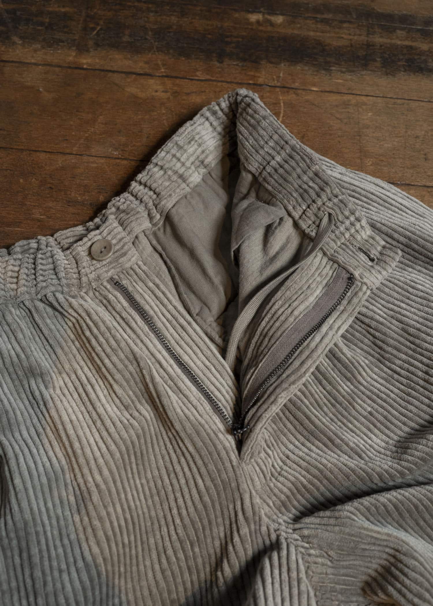 MARK.S MS0103 EASY WIDE PANTS SHIIKI - MUD