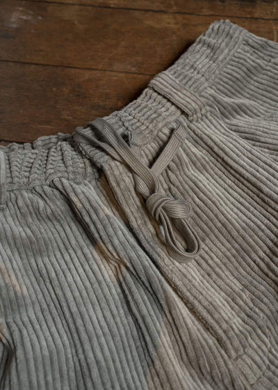 MARK.S MS0103 EASY WIDE PANTS SHIIKI - MUD