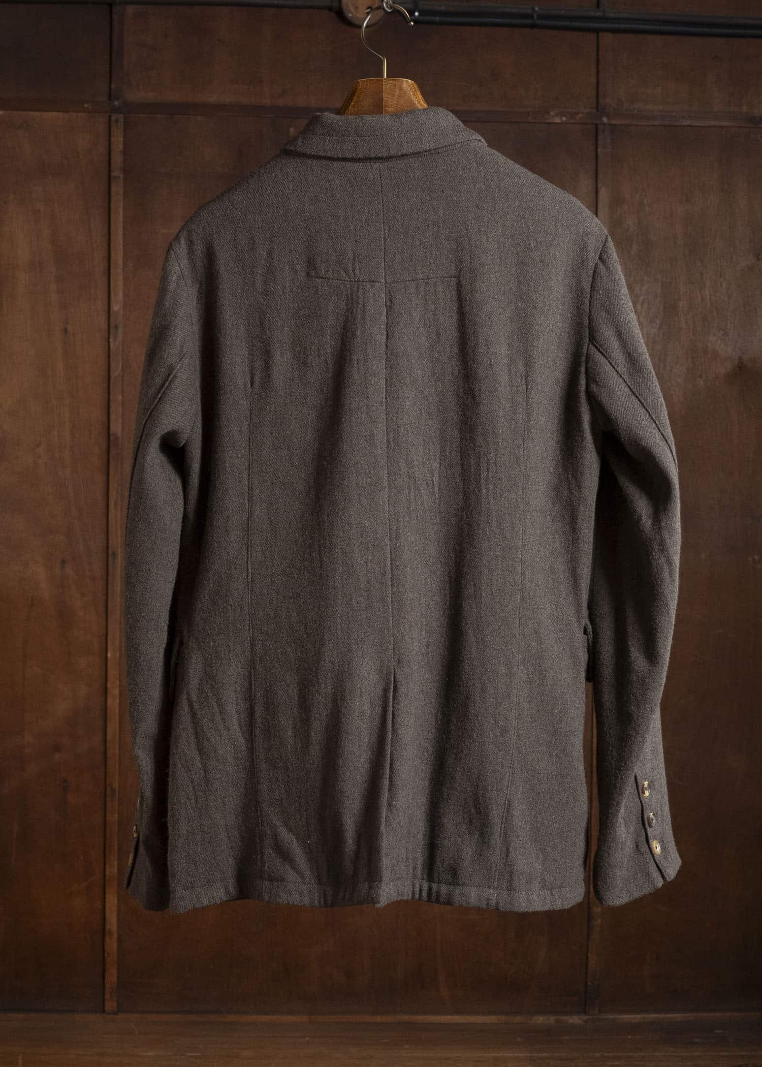 Aleksandr Manamis Wool Cotton Linen Classic Ribbon Jacket