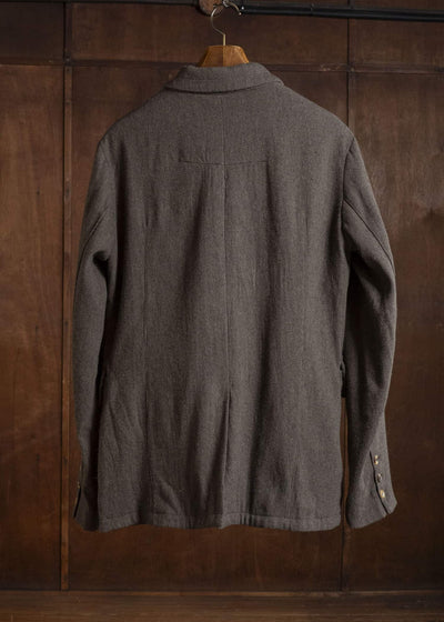 Aleksandr Manamis Wool Cotton Linen Classic Ribbon Jacket