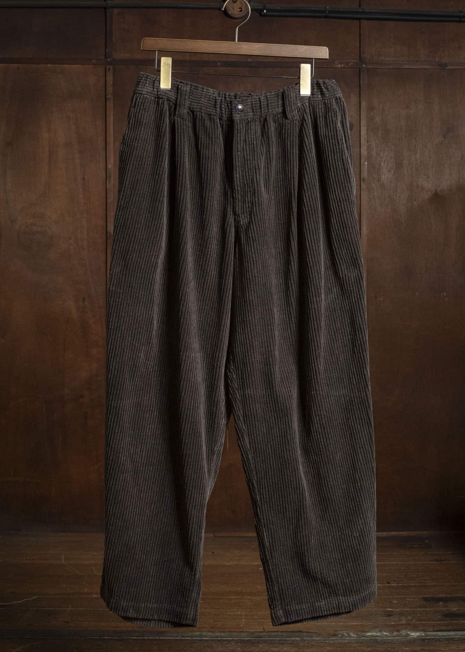 MARK.S MS0103 EASY WIDE PANTS MUD - DYEING
