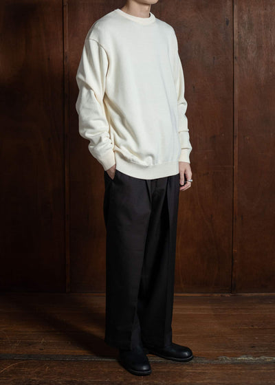 YOKO SAKAMOTO Crew Neck KnitYS-25SS-109-ECRU