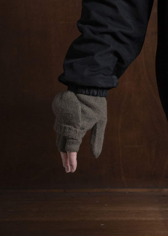 DENTS 37-0710 fleece hunting Gloves OLIVE