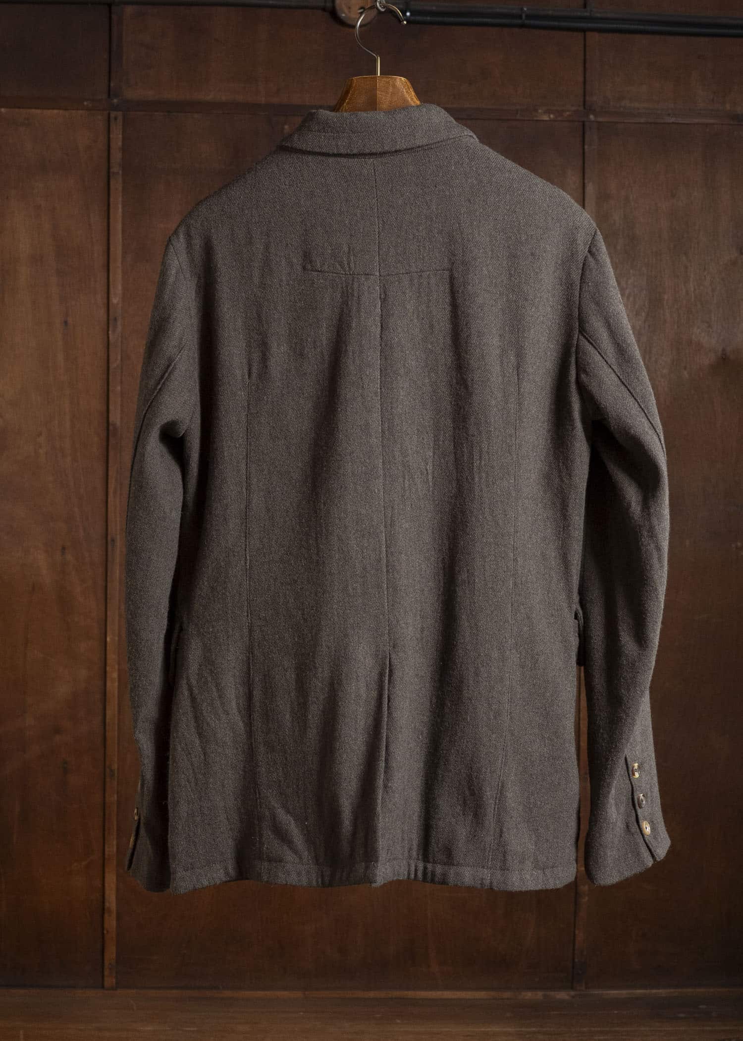 Aleksandr Manamis Wool Cotton Linen Classic Ribbon Jacket