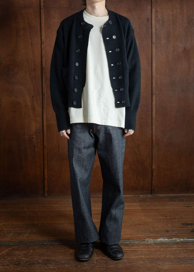 Taiga Takahashi 黒いニットカーディガン 42 Taiga Takahashi Db Cardigan Black Lot.506 – VISION OF FASHION