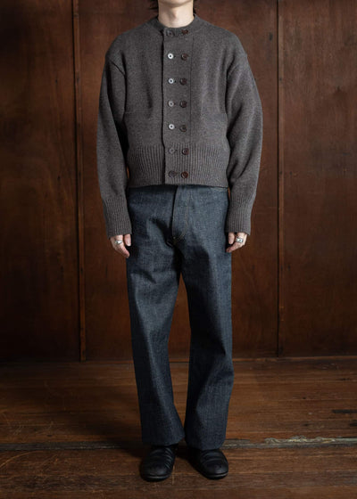 Taiga Takahashi Db Cardigan Brown Lot.506