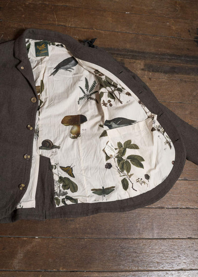 Aleksandr Manamis Wool Cotton Linen Classic Ribbon Jacket