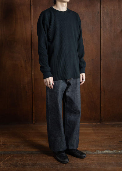 Taiga Takahashi Long Sleeve T-Shirt Black Lot.612