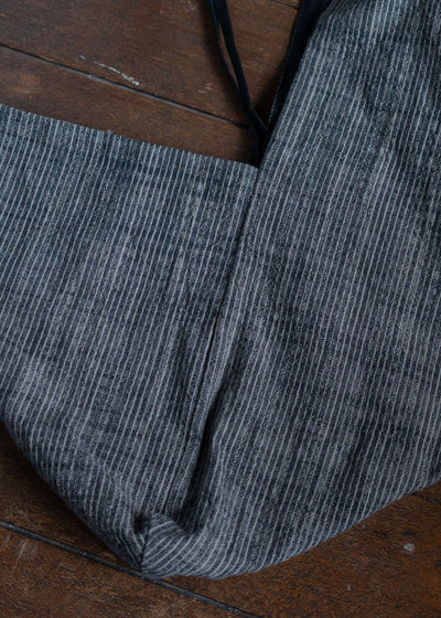 JAN-JAN VAN ESSCHE BAG#35TSUNO BUKURO STYLE COTTON CLOTH VINTAGE STRIPED