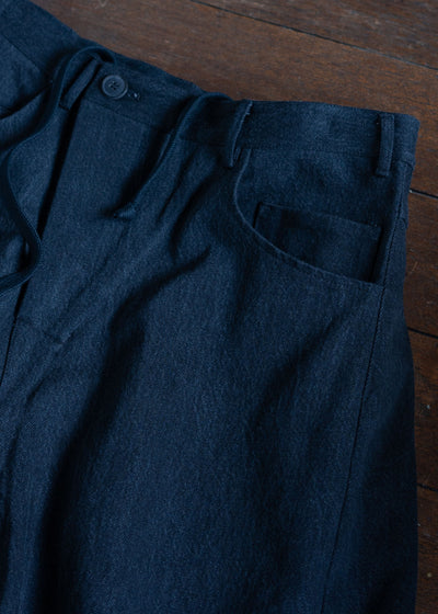JAN-JAN VAN ESSCHE TROUSERS#78 OVERSIZED 6 POCKET DENIM TROUSERS COTTON DENIM STONE WASHED DENIM BLACK
