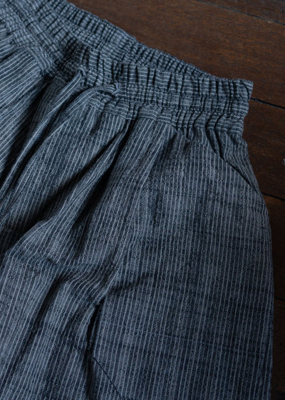 JAN-JAN VAN ESSCHE SHORTS#10 LOOSE FIT SHORTS COTTON CLOTH VINTAGE STRIPED