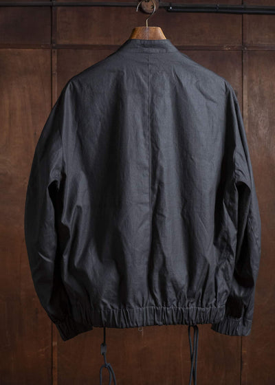 BIBLIOTHERK BR-OT02-AW25-01 STRUFLUX BLOUSON BLACK