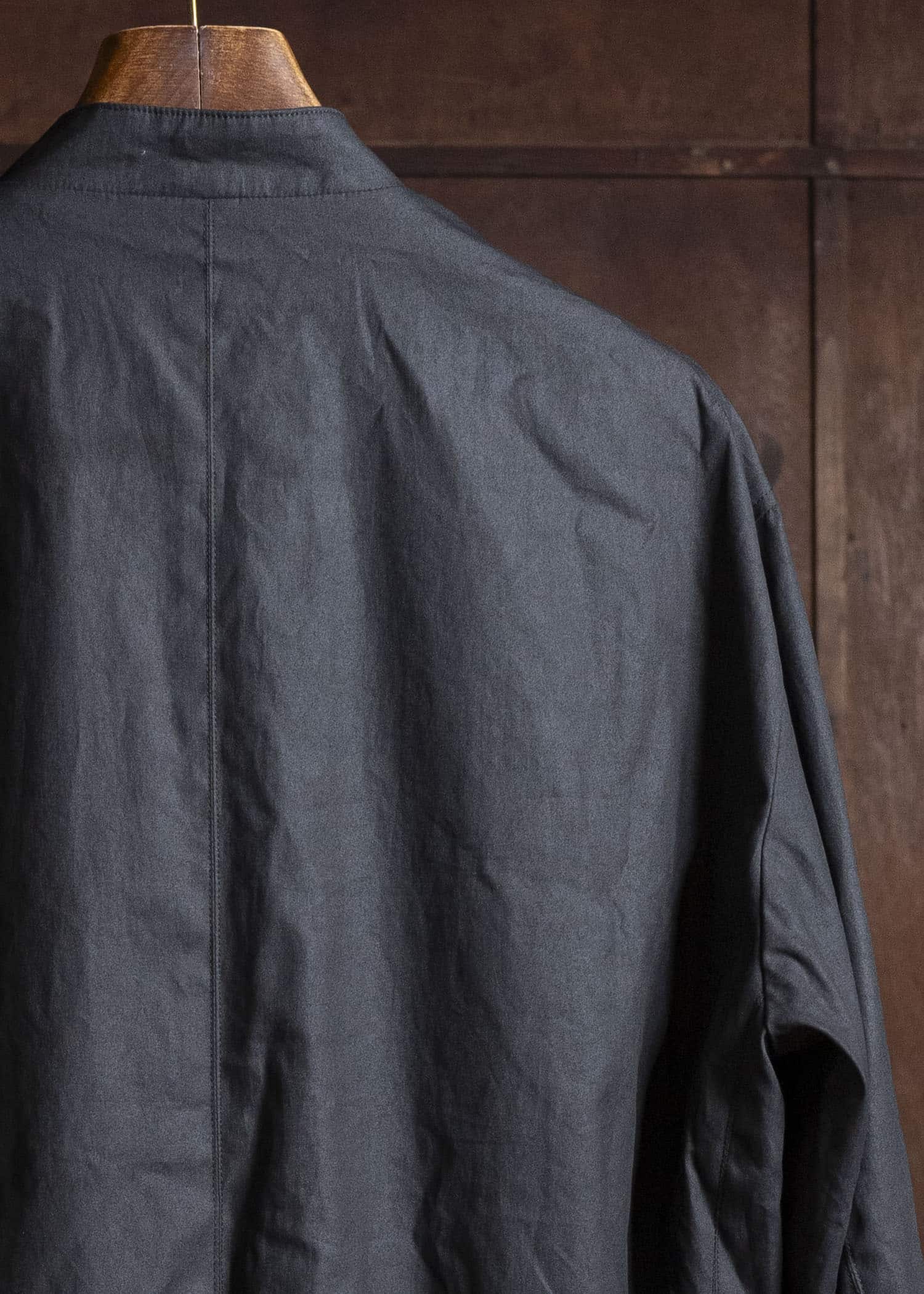 BIBLIOTHERK BR-OT02-AW25-01 STRUFLUX BLOUSON BLACK