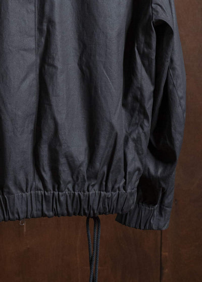 BIBLIOTHERK BR-OT02-AW25-01 STRUFLUX BLOUSON BLACK