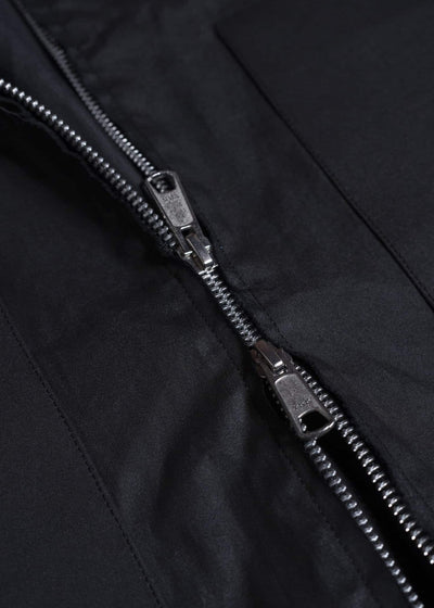 BIBLIOTHERK BR-OT02-AW25-01 STRUFLUX BLOUSON BLACK