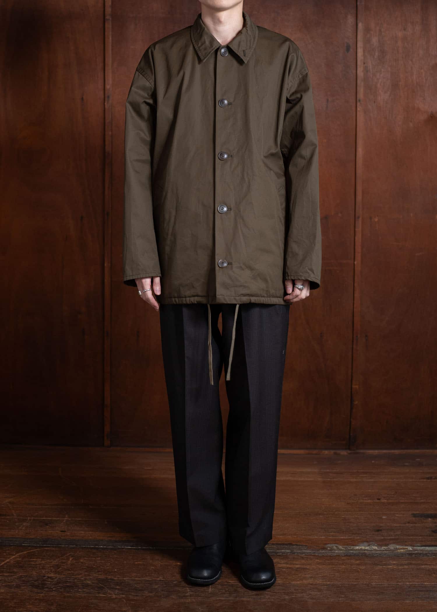 YOKO SAKAMOTO All Weather Coach JacketYS-25SS-06-OLIVE