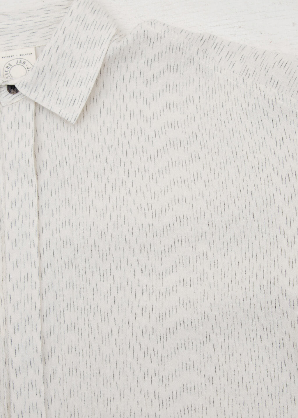 JAN-JAN VAN ESSCHE "SHIRT#88" RAIN KASURI NETTLE CLOTH