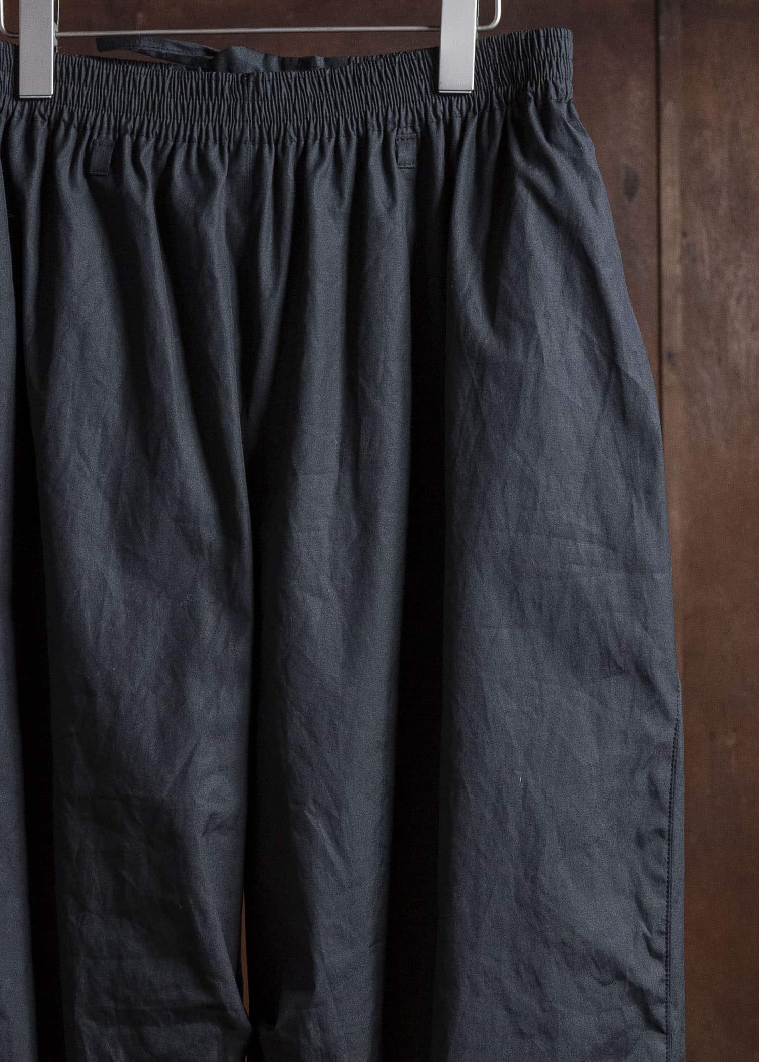 BIBLIOTHERK BR-PT03-AW25-02 TRACK TROUSERS BLACK