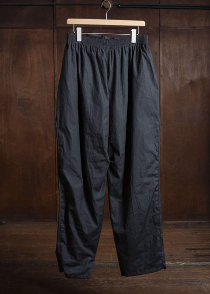 BIBLIOTHERK BR-PT03-AW25-02 TRACK TROUSERS BLACK