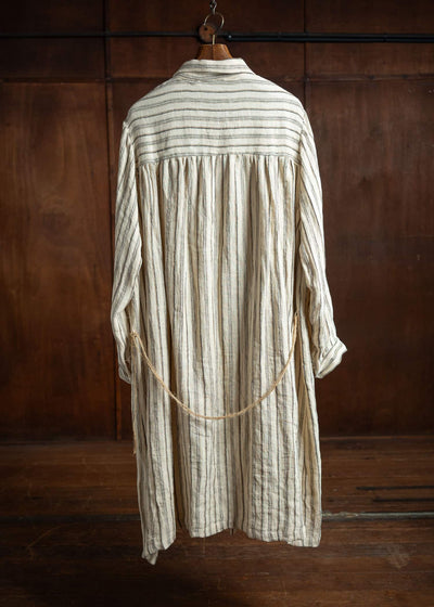 JMRibot Striped Linen Coat