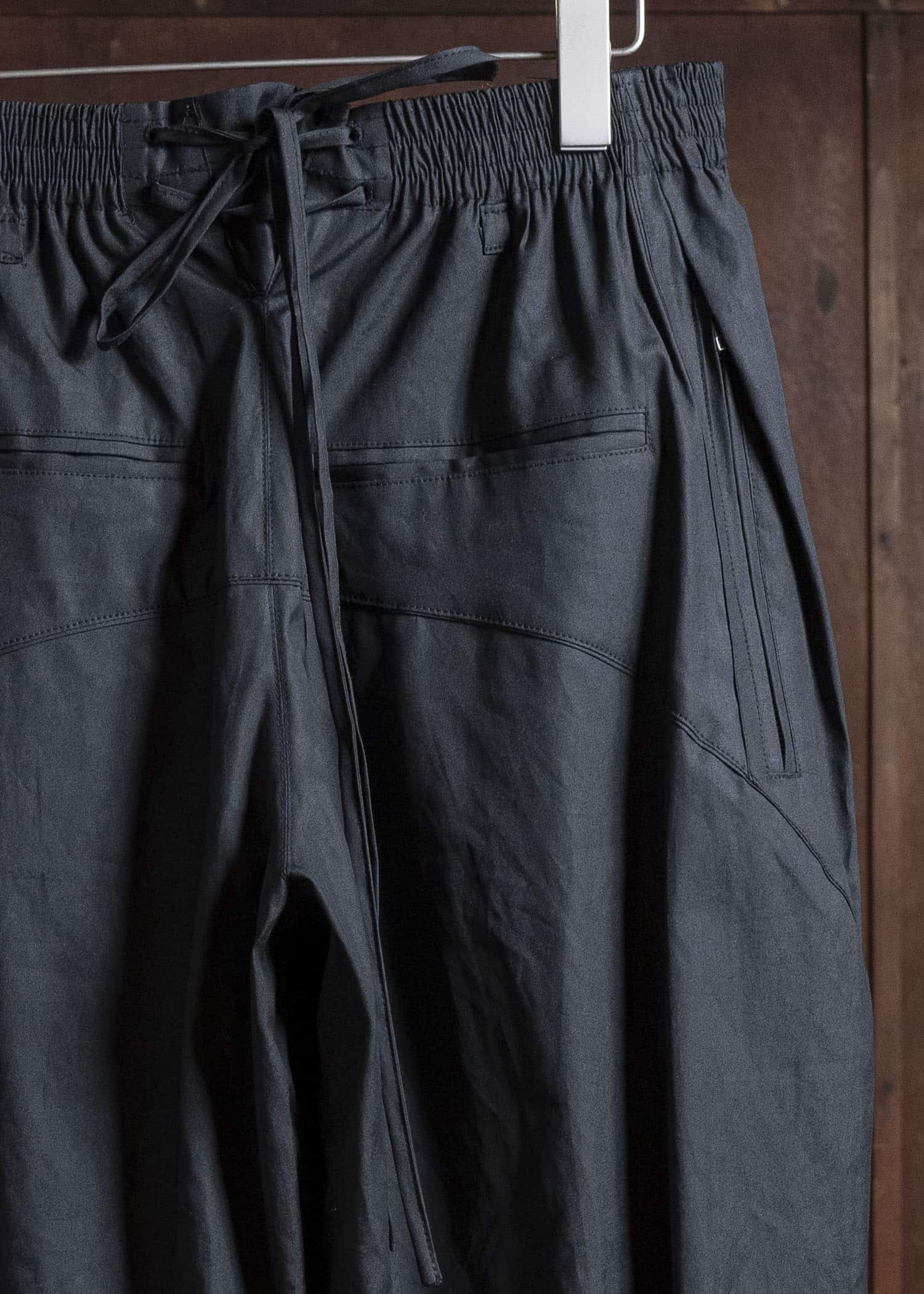 BIBLIOTHERK BR-PT03-AW25-02 TRACK TROUSERS BLACK