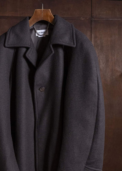 HED MAYNER COAT DARK BROWN HMMD10010AHD311