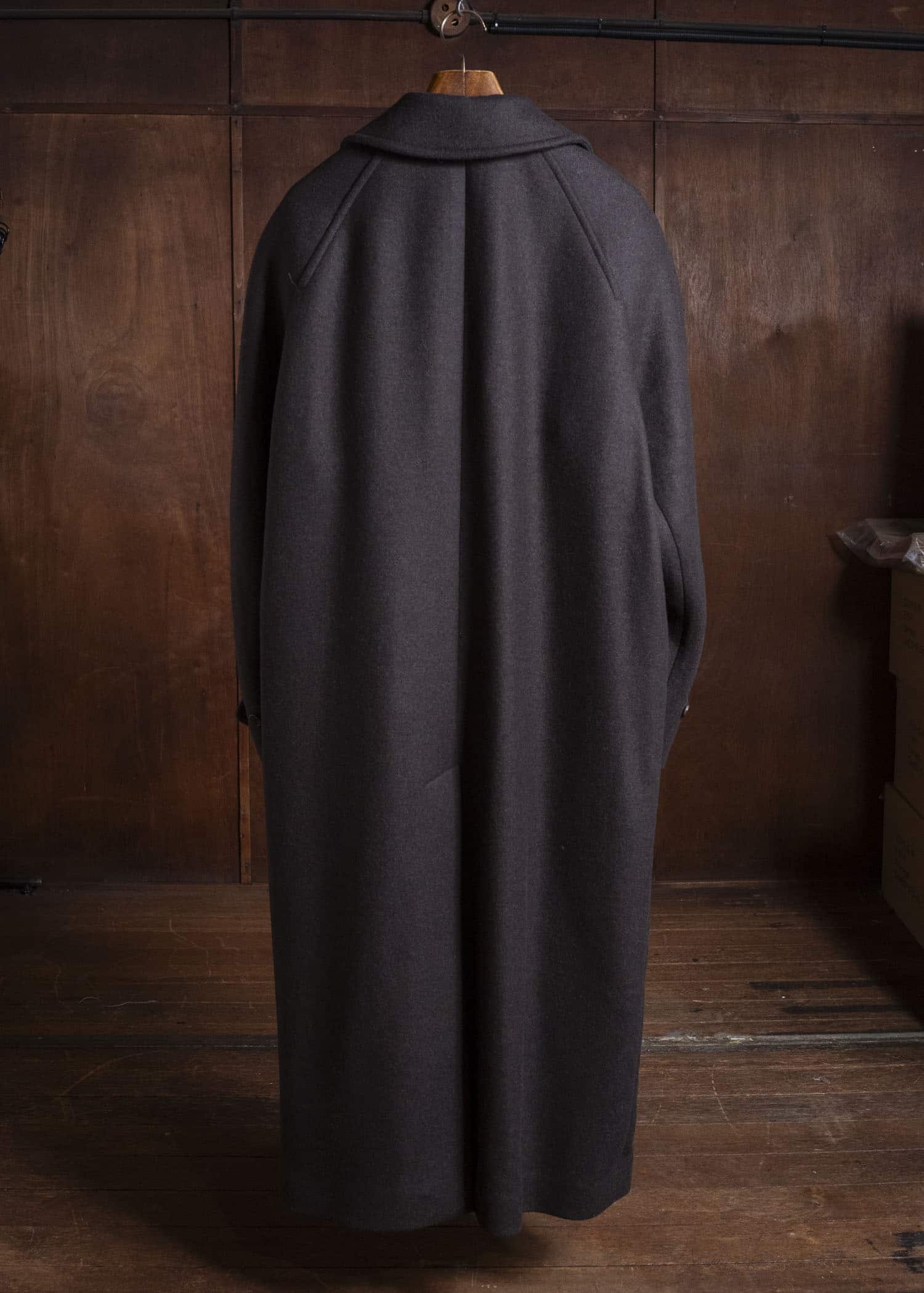 HED MAYNER COAT DARK BROWN HMMD10010AHD311
