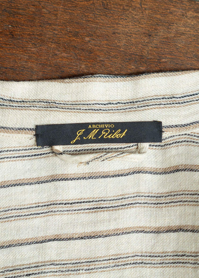 JMRibot Striped Linen Coat