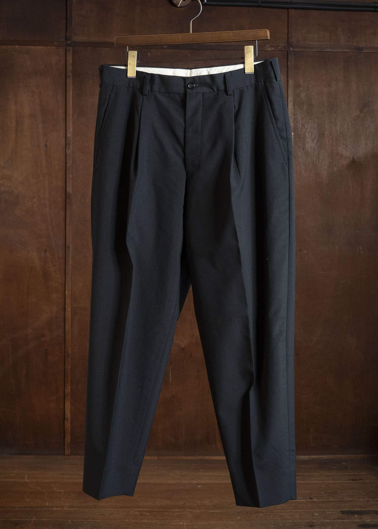 COMME des GARCONS HOMME DEUX 20AW ウールテーパードスラックスパンツ
