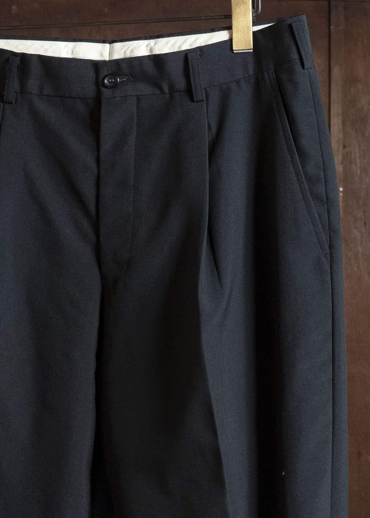COMME des GARCONS HOMME DEUX 20AW ウールテーパードスラックスパンツ