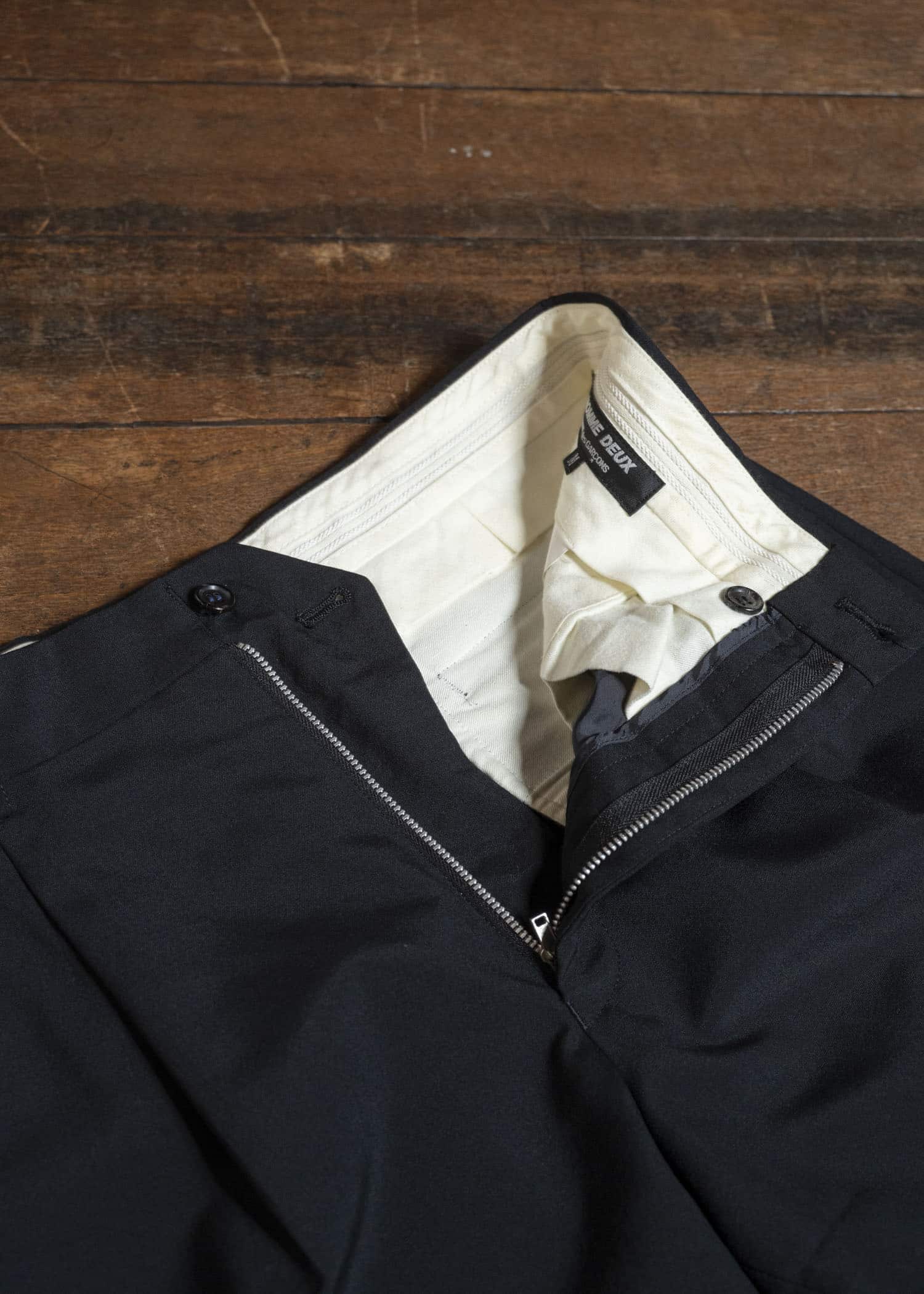 COMME des GARCONS HOMME DEUX 20AW ウールテーパードスラックスパンツ