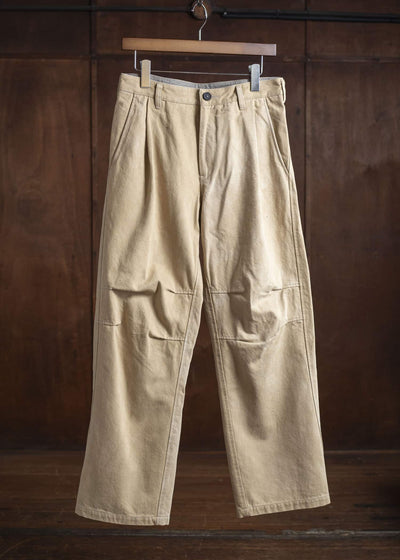 ZIGGY CHEN 0M2520504 STRAGHT LEG TROUSERS 42-LIGHT KHAKI