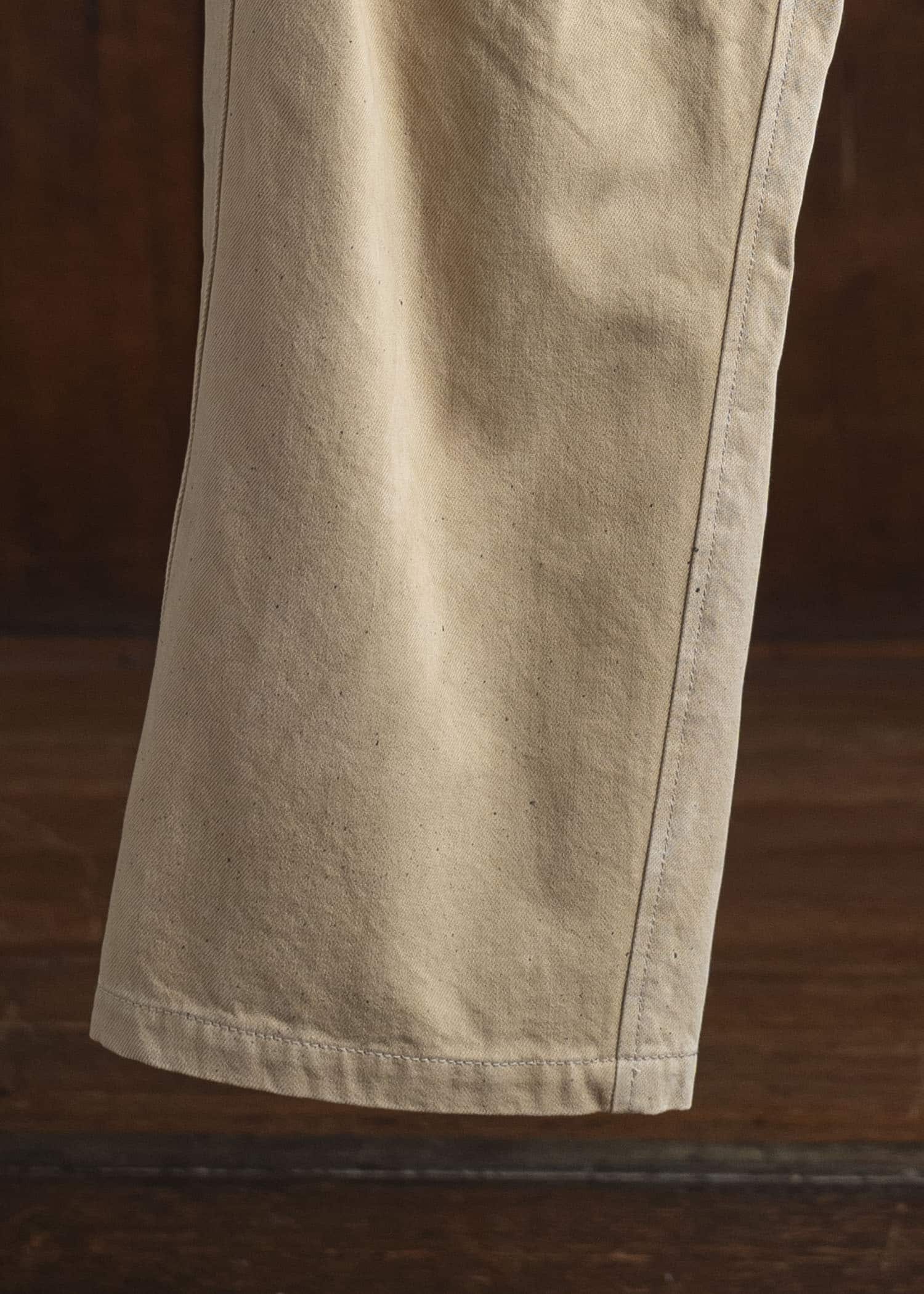 ZIGGY CHEN 0M2520504 STRAGHT LEG TROUSERS 42-LIGHT KHAKI