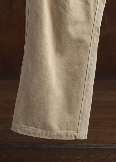 ZIGGY CHEN 0M2520504 STRAGHT LEG TROUSERS 42-LIGHT KHAKI