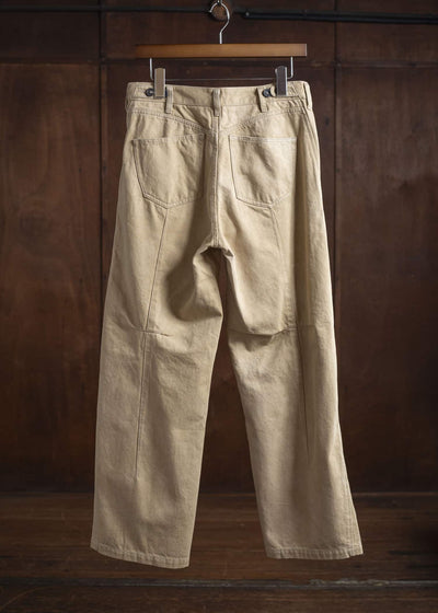 ZIGGY CHEN 0M2520504 STRAGHT LEG TROUSERS 42-LIGHT KHAKI