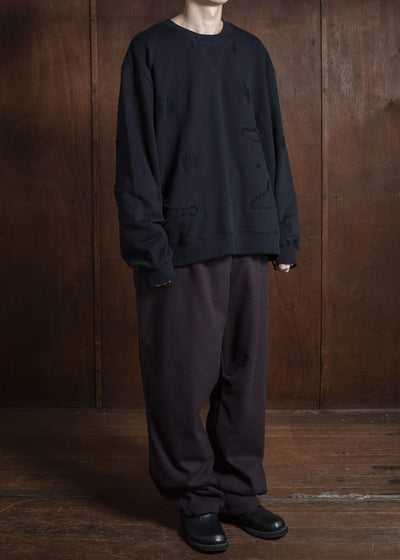 BIBLIOTHERK BR-PT03-AW25-03 TRACK TROUSERS BROWN